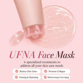 UFNA open jar displaying the mask’s consistency and color