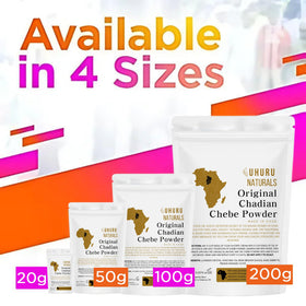 Uhuru Naturals ChadianChebe in a bathroom setting showing at-home haircare routine