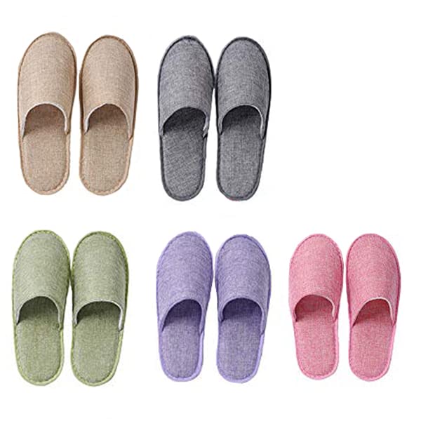 UILB front packaging showing Linden 5 slippers and hygienic pouch benefit
