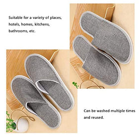 UILB guest wearing slippers indoors demonstrating comfort and practicality
