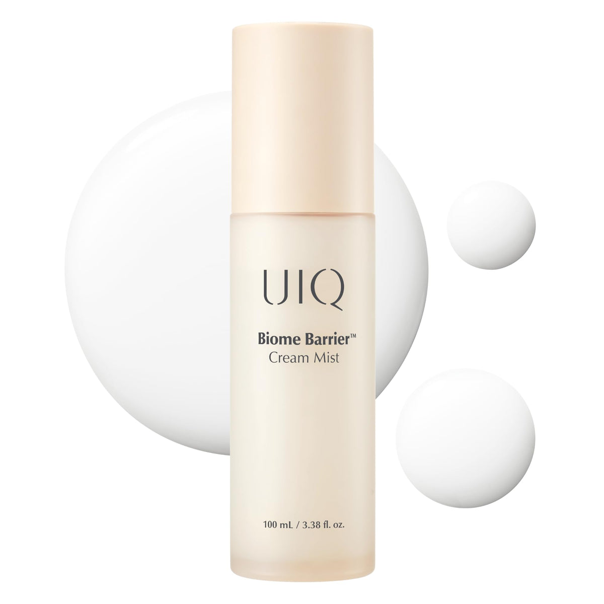 UIQ front packaging showing 100ml bottle and label, easy hydration
