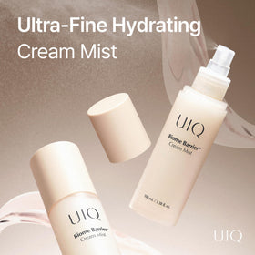 UIQ Albéa pump close-up providing an even cloud-like spray benefit
