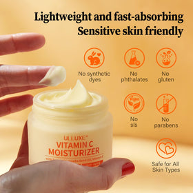ulluxe before and after skin texture comparison showing visible smoothing benefit