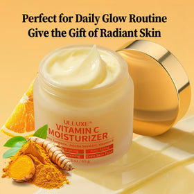 ulluxe turmeric and vitamin C ingredients highlighting antioxidant benefit