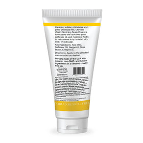 UltimateVitality Dermavitality size comparison with coin showing compact travel-friendly benefit