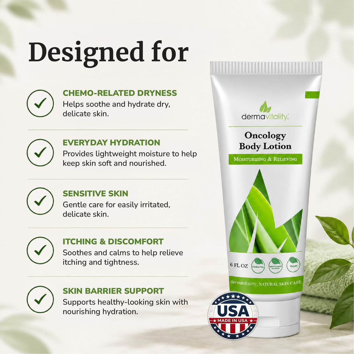 UltimateVitality botanical ingredients flatlay highlighting natural blend