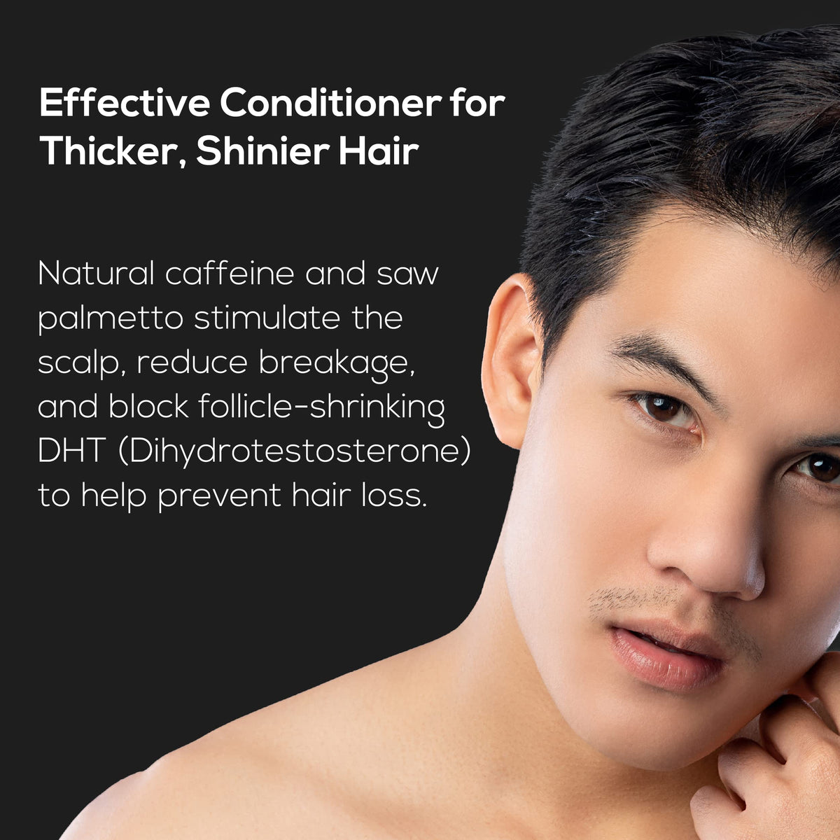 Ultrax Labs Hair Solaye conditioner pouring to show moisturizing benefit