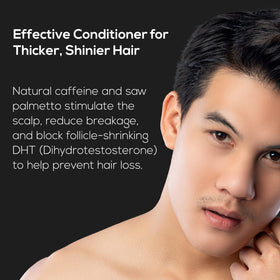 Ultrax Labs Hair Solaye conditioner pouring to show moisturizing benefit