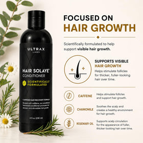 Ultrax Labs back label close-up listing ingredients and usage benefit