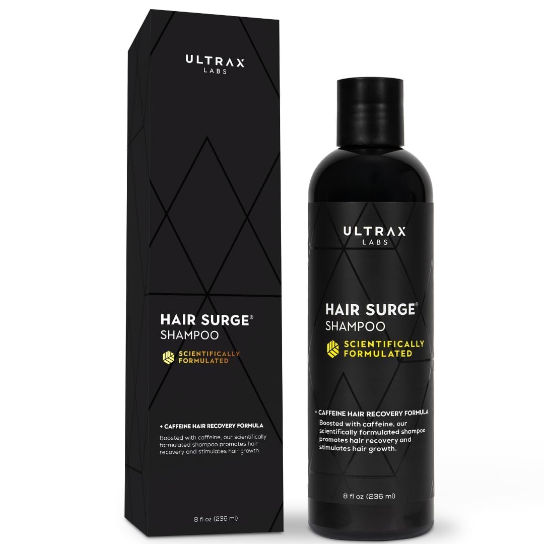 Ultrax Labs Hair Surge front bottle showing label and size for quick recognition