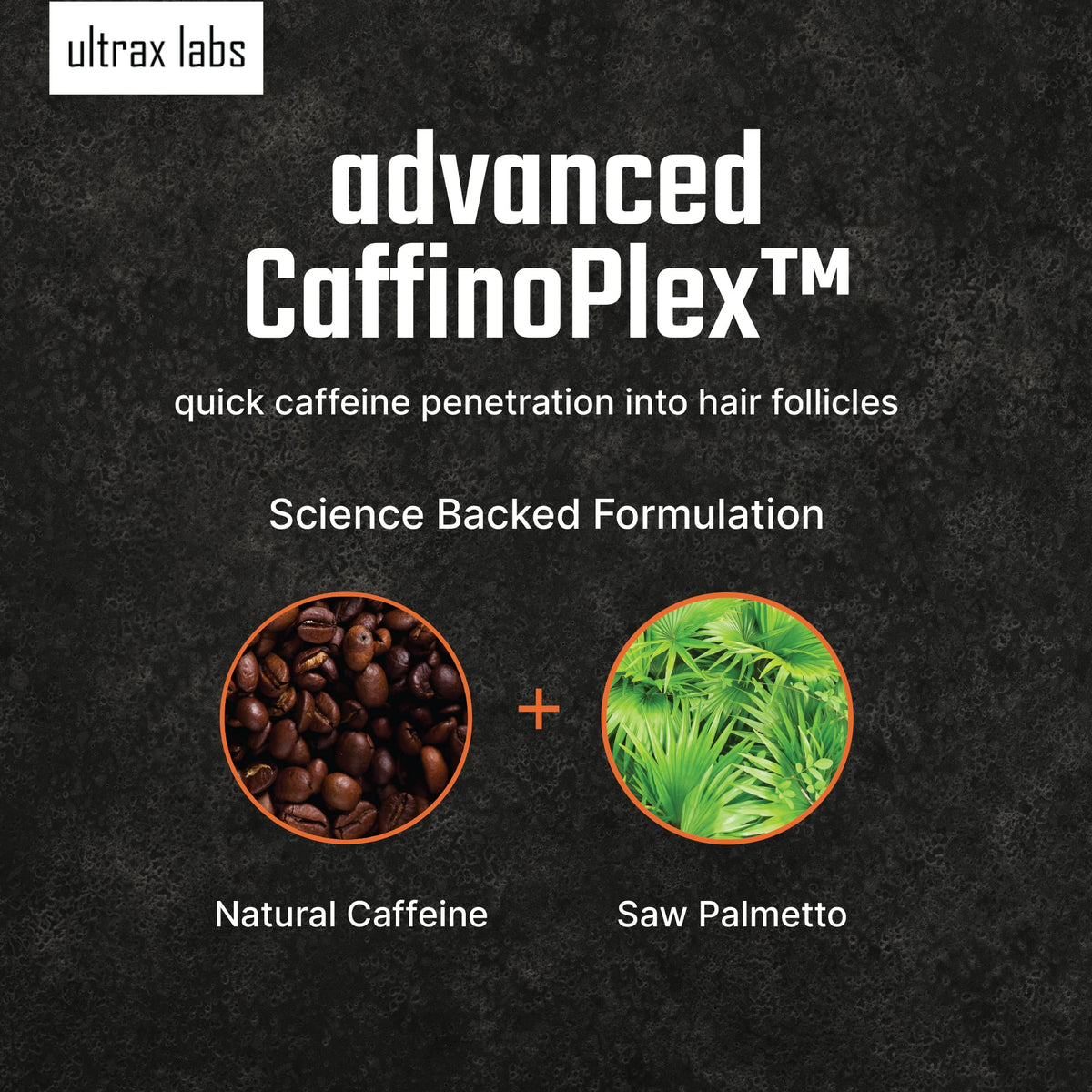 Ultrax Labs close-up label with ingredient highlights and benefits