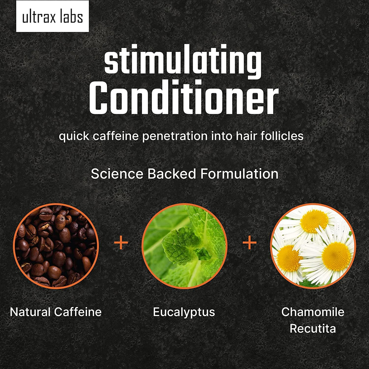 Ultrax Labs styled hair after use showing fuller-looking hair