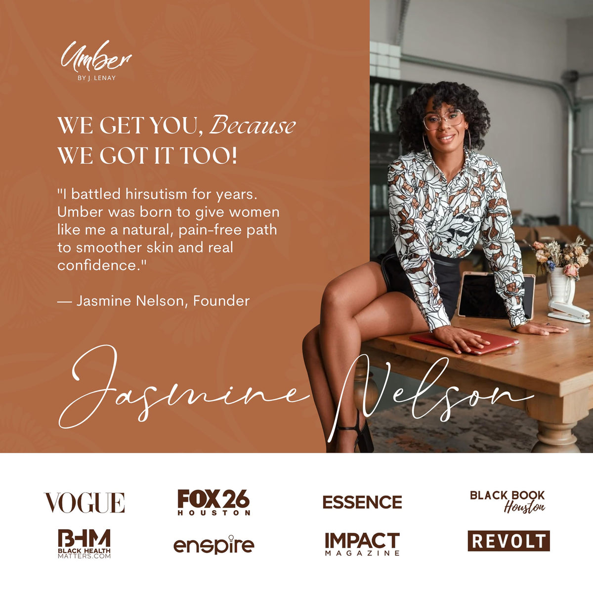 Umber By J. Lenay roll-on on bathroom counter in calming routine setting