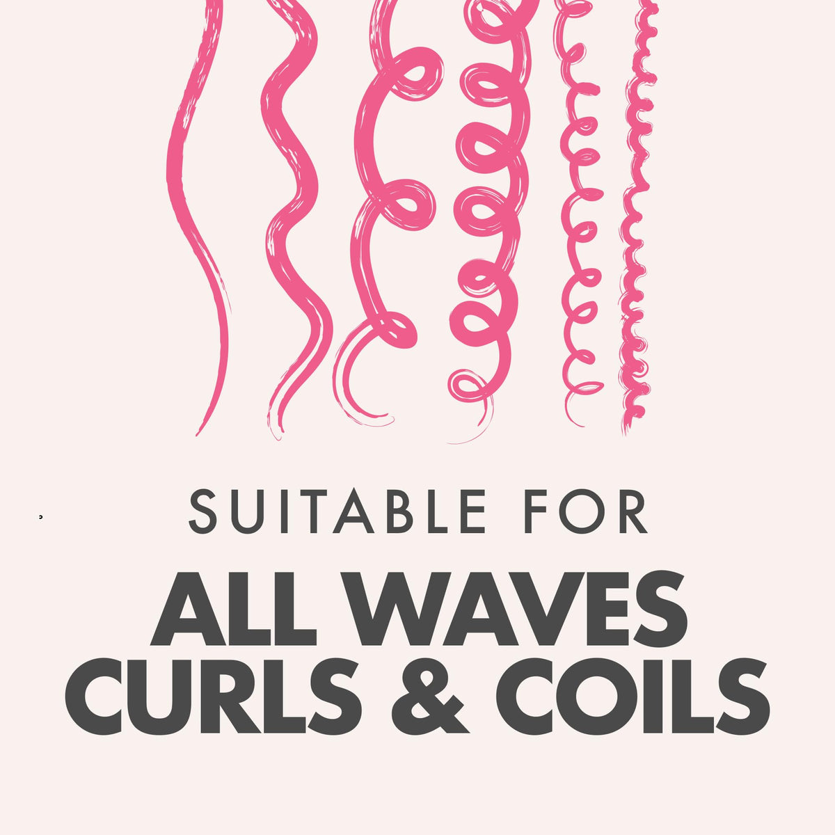 Before and after curls styled with Umberto Giannini curl jelly showing improved definition