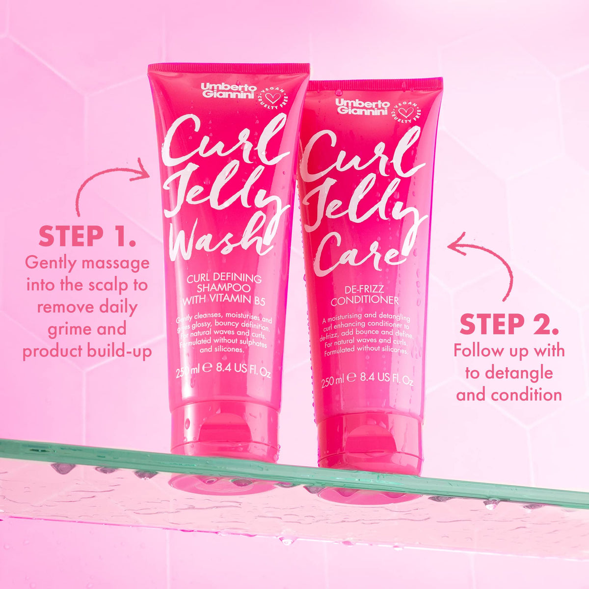 Umberto Giannini curl jelly gel consistency for definition and bounce