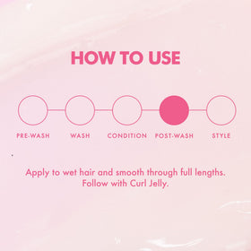 200 ml Umberto Giannini curl jelly next to ruler for scale and travel convenience
