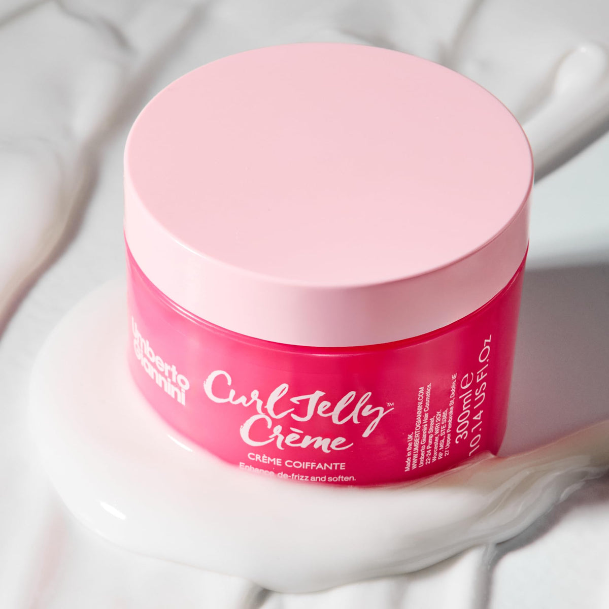 Umberto Giannini cream texture close-up showing rich, hydrating formula for smooth application