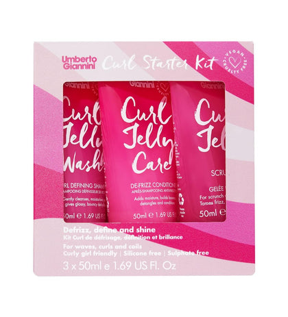Umberto Giannini front packaging showing travel kit benefits