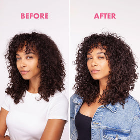 Umberto Giannini scrunching with diffuser for added volume
