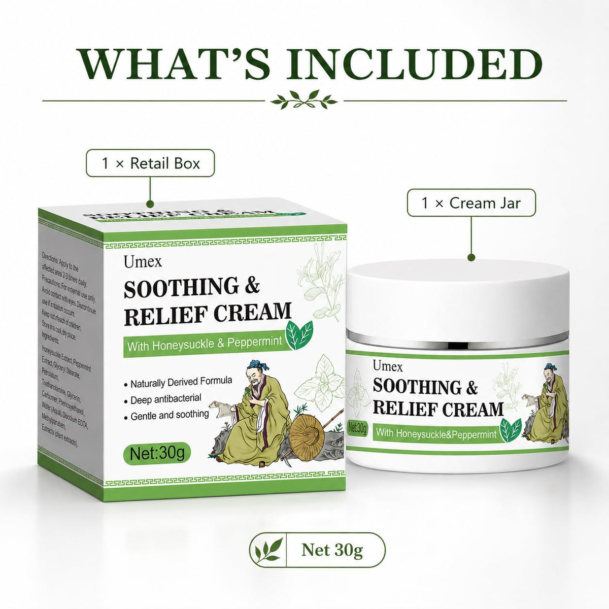 Umex on bathroom shelf in lifestyle setting promoting daily routine
