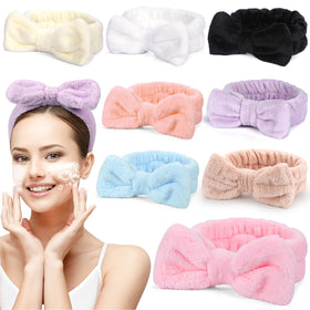 UMIKU front-packaging view showing eight bow headbands and organized colors for quick selection