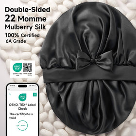 Umisleep silk double-layer closeup highlighting smooth weave for reduced friction benefit