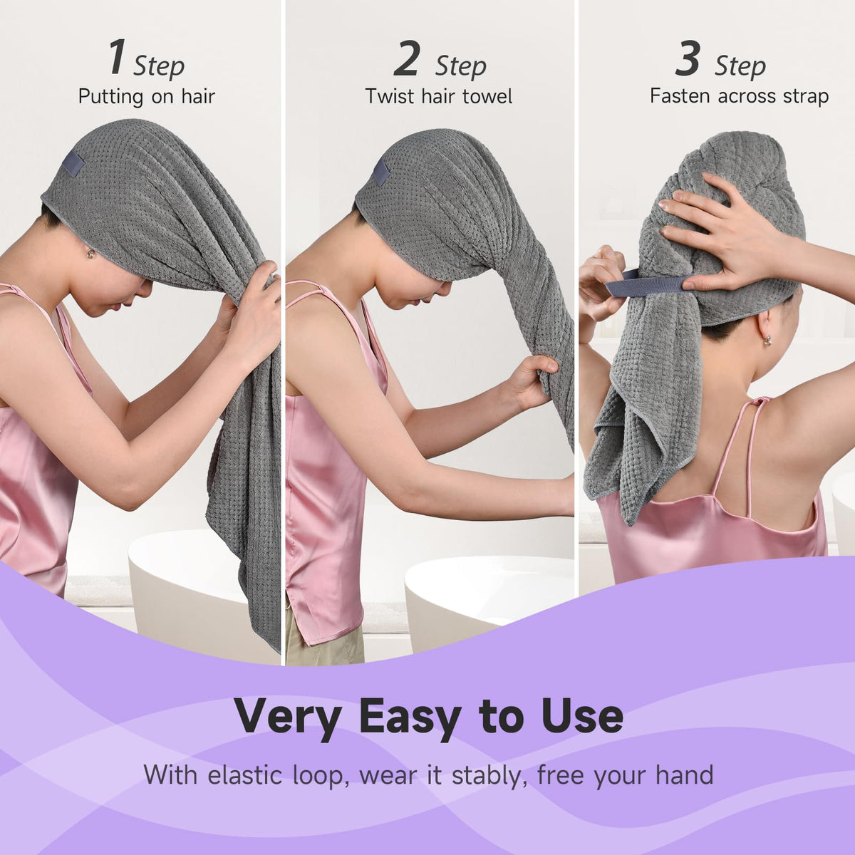 Umisleep elastic loop and button detail showing secure fit benefit