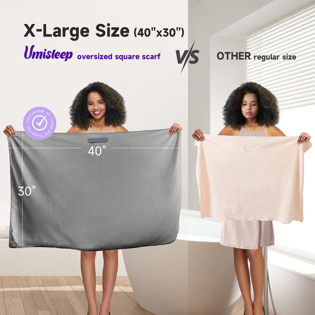 Umisleep folded towels in box showing neat gift-ready presentation benefit