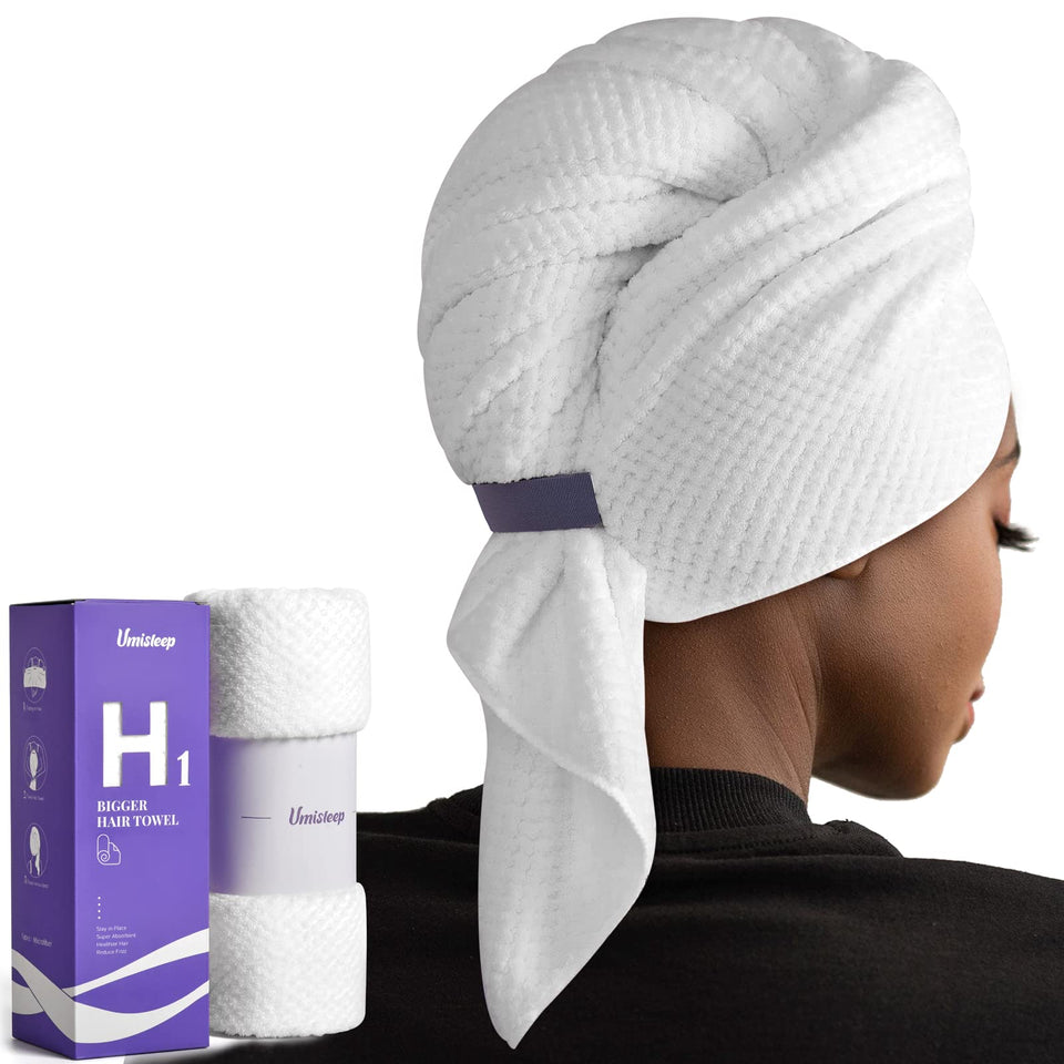 Umisleep front packaging view showing towel and size benefits