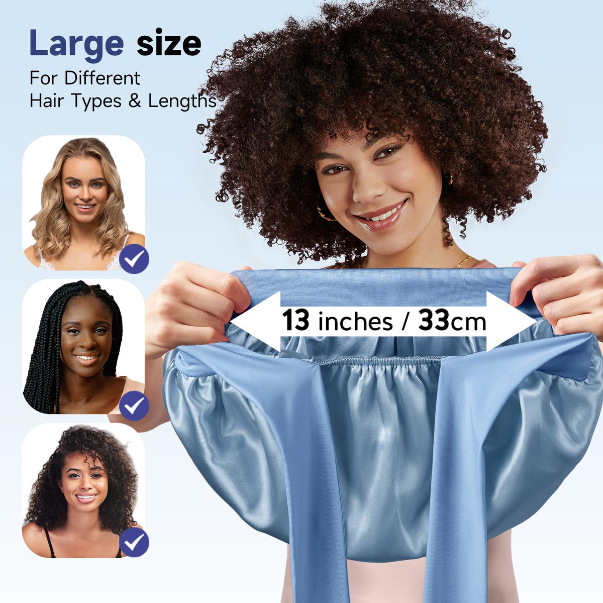 Umisleep satin outer layer texture close-up, durable finish adds longevity