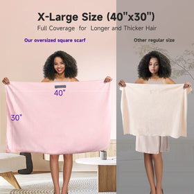 Umisleep next to tape measure, demonstrates generous 40x30 inch size