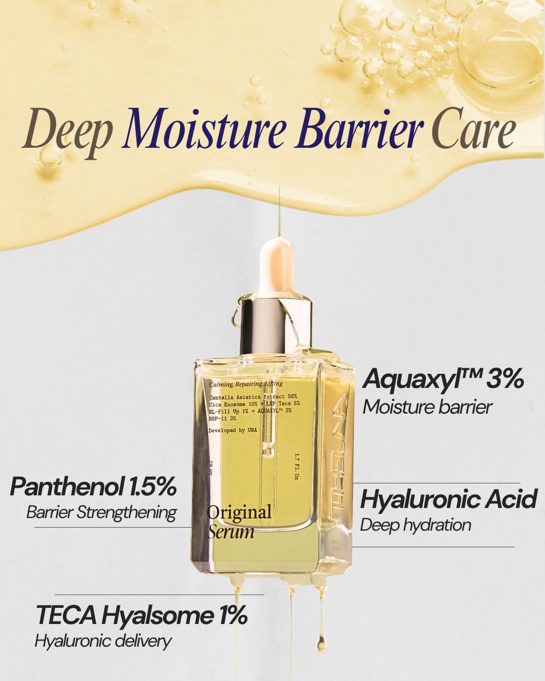 Una Beauster bathroom lifestyle scene with THEUNA supporting daily routine benefit