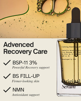 Una Beauster applying THEUNA serum to hand to show fast absorption benefit