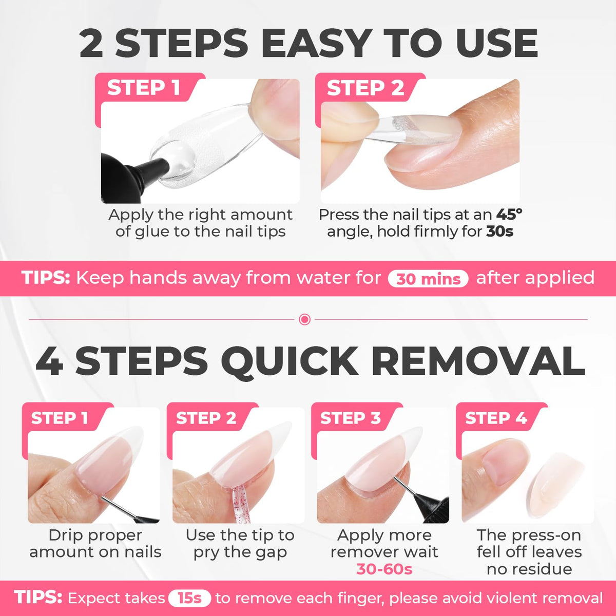 UNA GELLA lifestyle manicure scene showing clean application and results