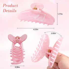 Unbednigt clip in hair side profile demonstrating comfortable hold