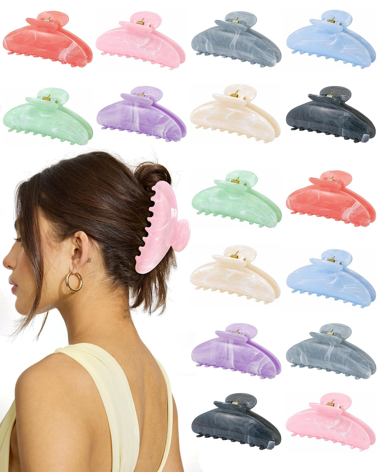 Unbednigt front packaging display showing colorful clips and bulk value