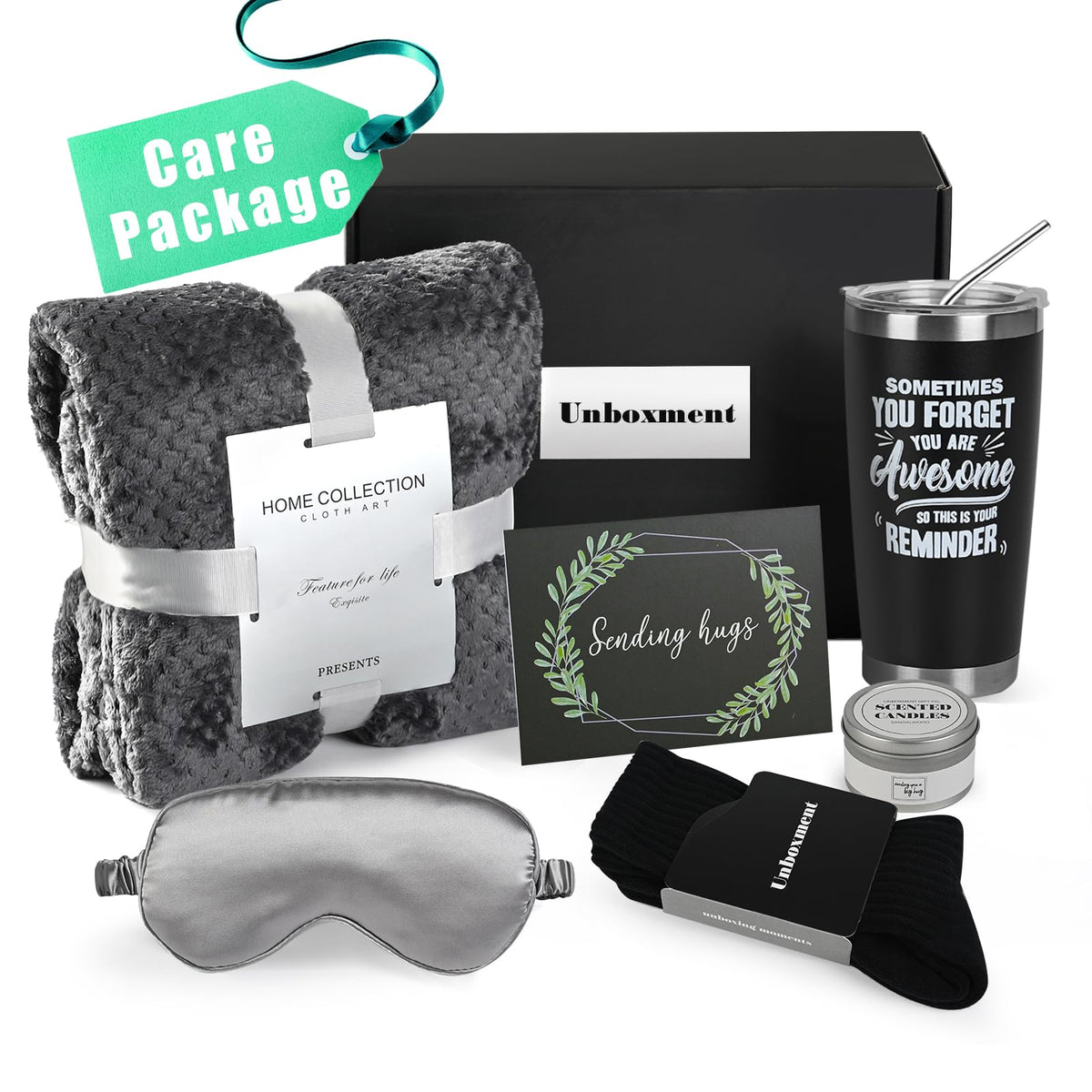 UNBOXMENT sleek black box packaging showing premium presentation and surprise