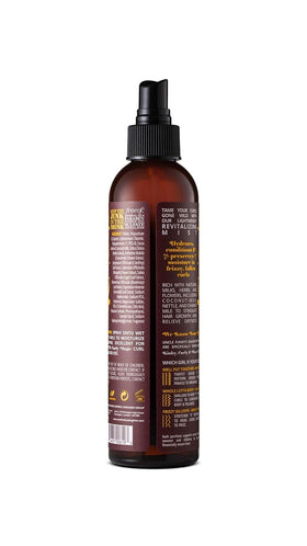 Uncle Funky's Daughter pump and label detail highlighting easy application and ingredient callouts