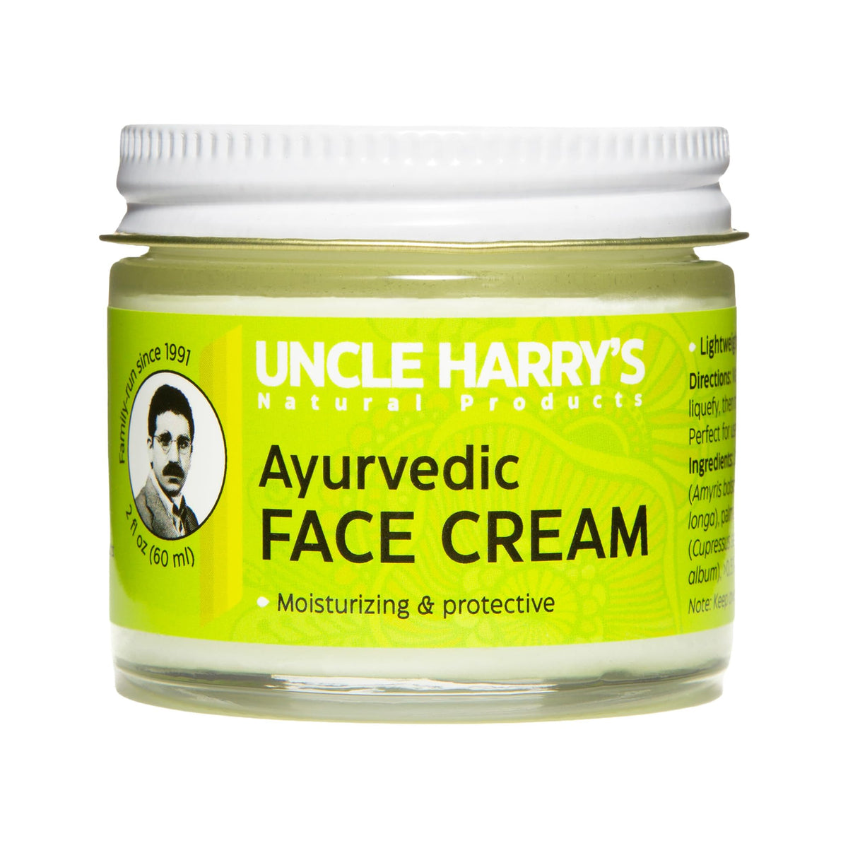 Uncle Harry's front jar showing branding and clean glass packaging for shelf appeal