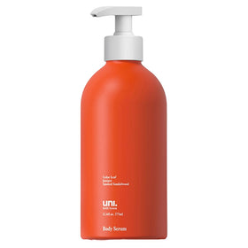 uni front packaging 375ml showing bottle and cap, highlights recyclable benefit