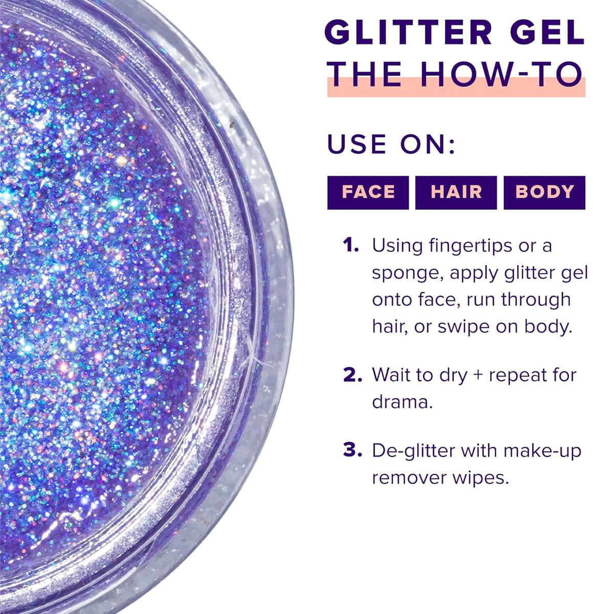 UNICORN SNOT applied on cheek showing luminous highlight and long-lasting sparkle