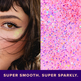 UNICORN SNOT brushed through hair for iridescent streaks and long-lasting shine