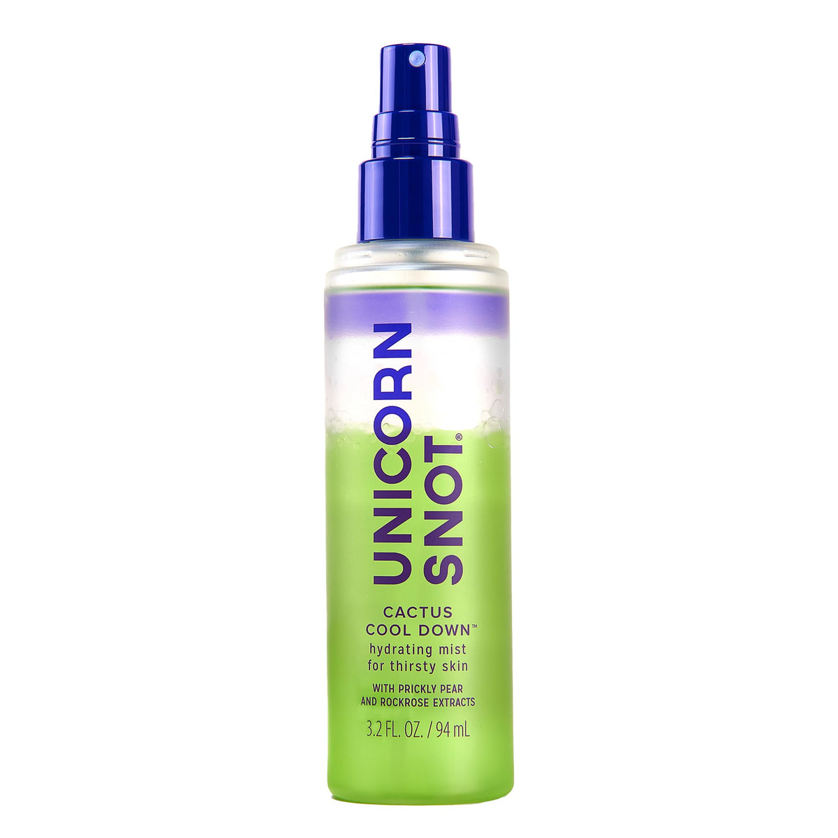 UNICORN SNOT front packaging showing compact bottle and cooling benefits