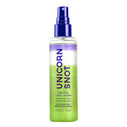 UNICORN SNOT front packaging showing compact bottle and cooling benefits