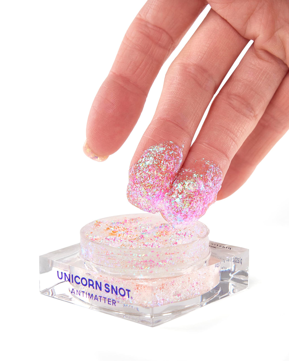 Unicorn Snot fingertip applying paste showing easy one-touch application