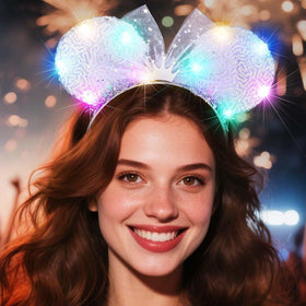 Unicra headband in a party setting displaying stylish accessory for events