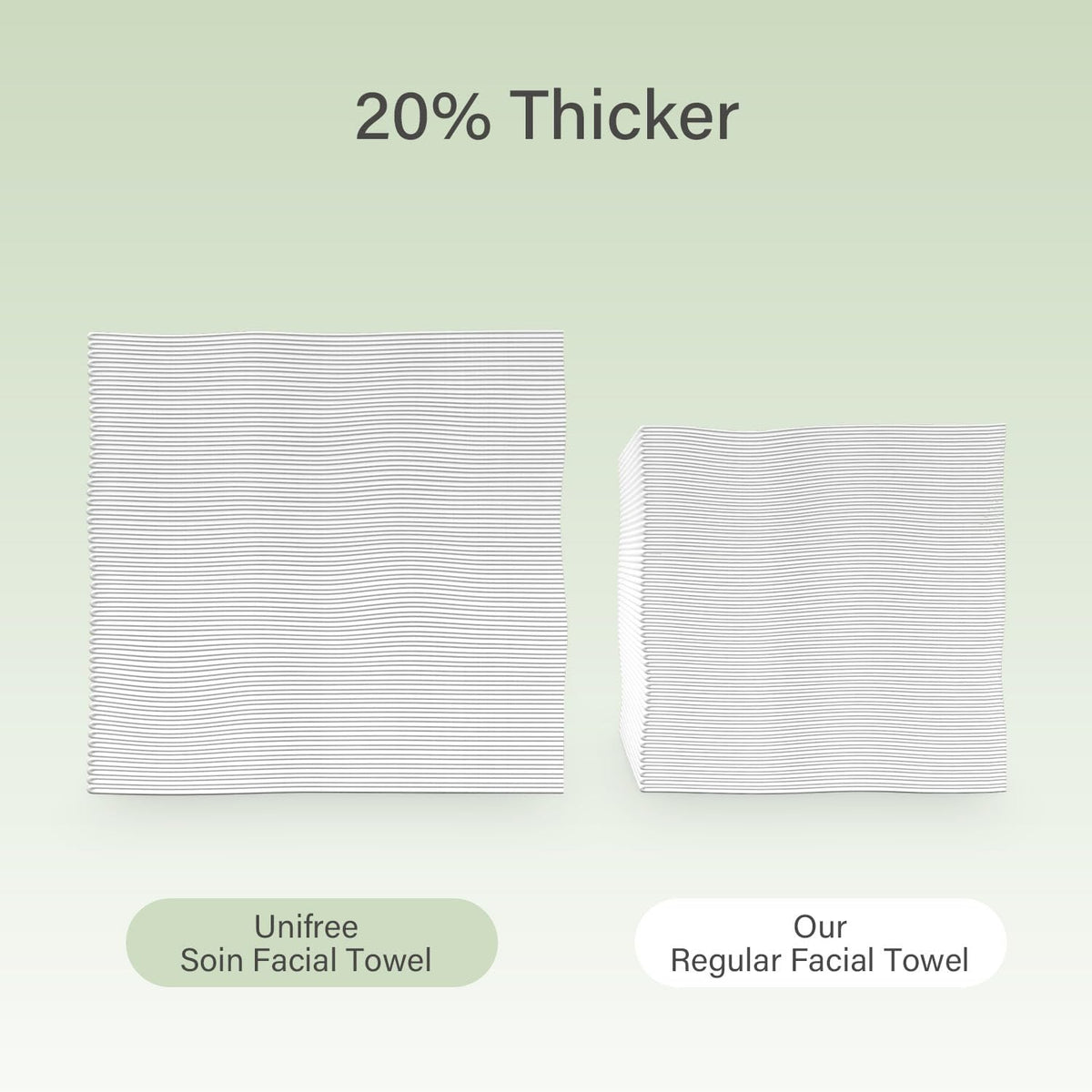 UNIFREE open box display showing compressed towels ready to hydrate and expand