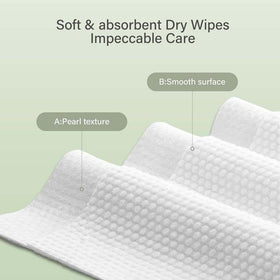 unifree close-up texture shot highlighting soft viscose pulp and gentle feel