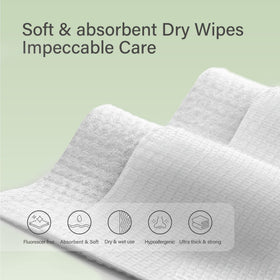UNIFREE close-up fiber texture highlighting soft viscose material and gentle touch