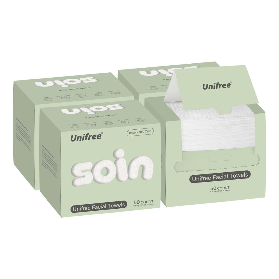 UNIFREE front box packaging showing four boxes and branding, convenient value pack